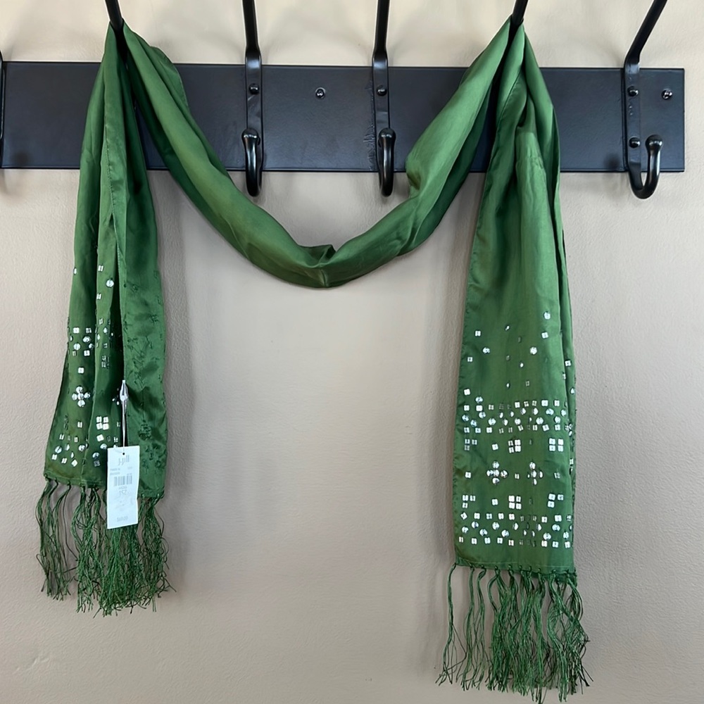 JJill 100% silk scarf. NWT